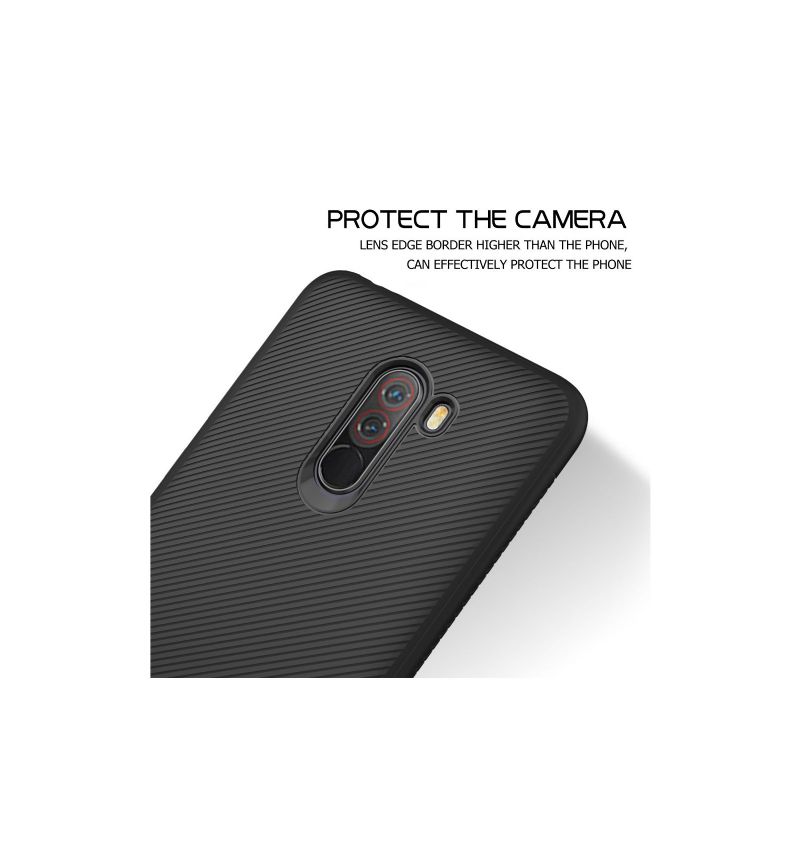 Cover Pocophone F1 Anti-fald Rustningseffekt Frys