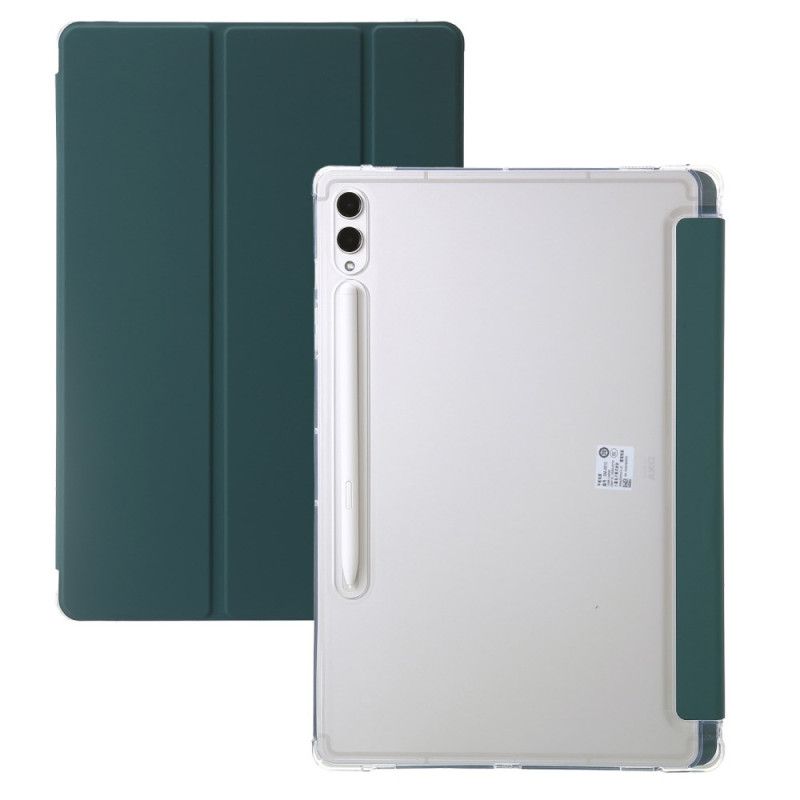 Samsung Galaxy Tab S9 Plus Tri-fold Gennemsigtig Bagside