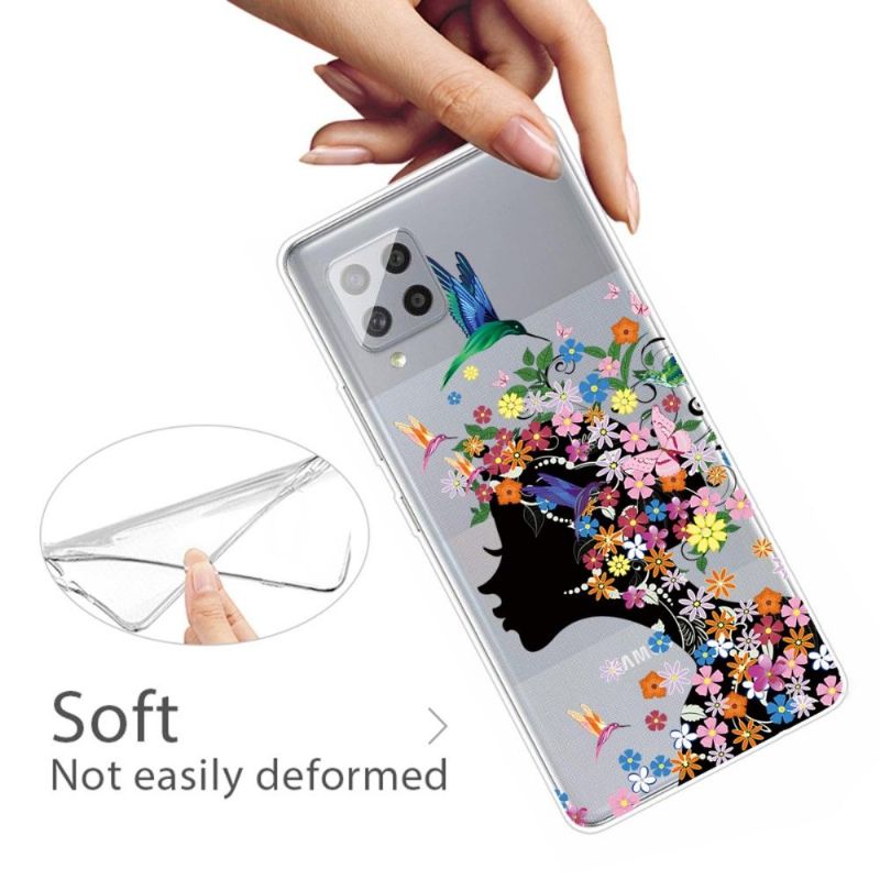 Cover Samsung Galaxy A42 5G Anti-fald Kolibriblomster