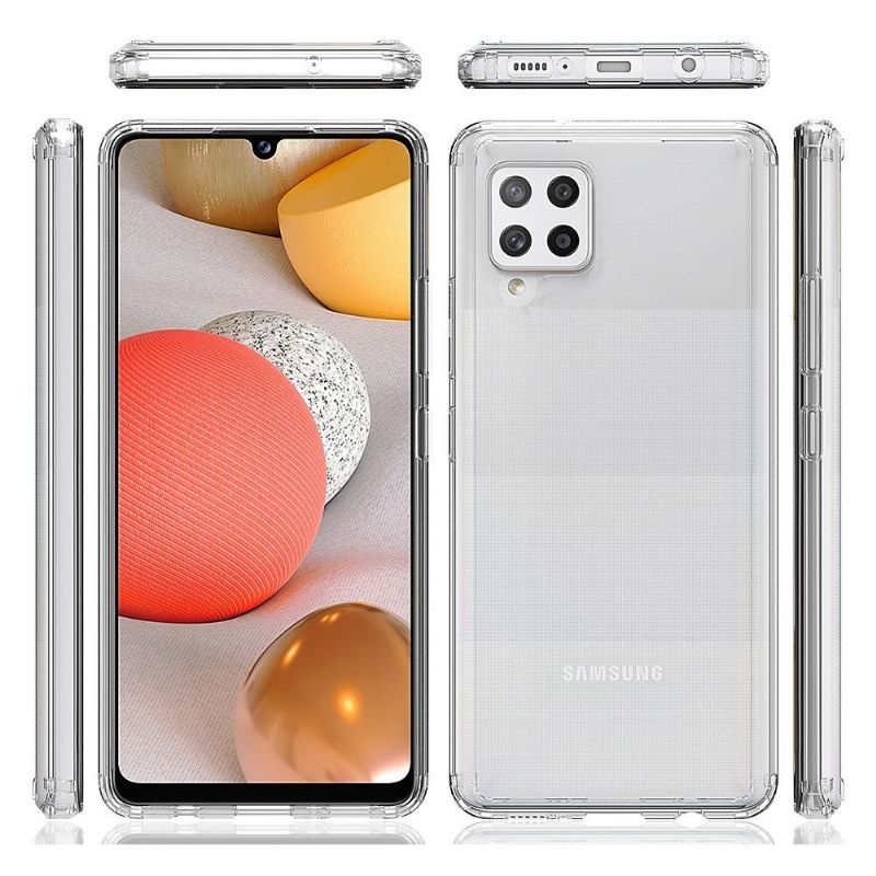 Cover Samsung Galaxy A42 5G Beskyttelsessæt Gennemsigtig