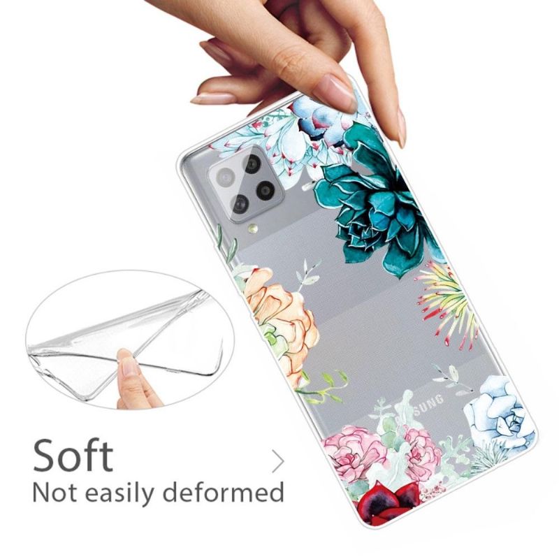 Cover Samsung Galaxy A42 5G Hemming Variety Of Flowers