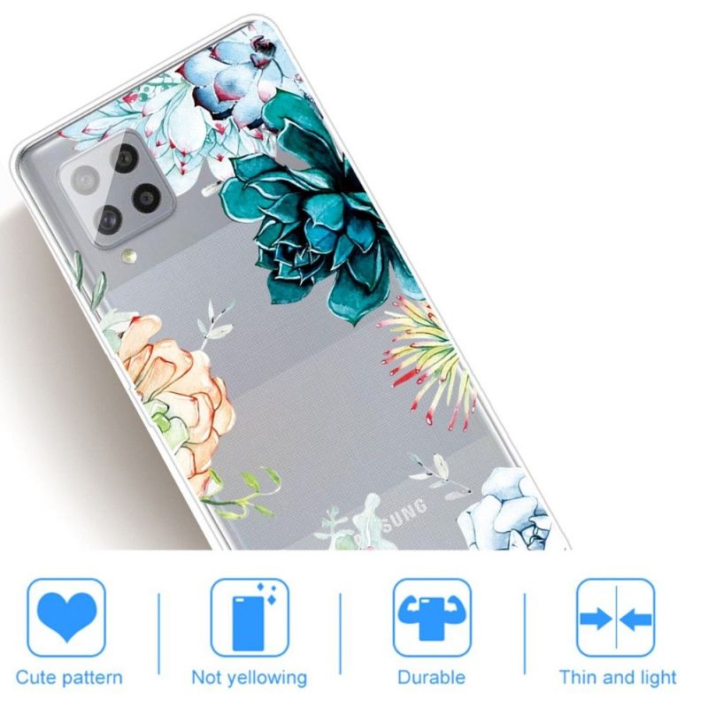 Cover Samsung Galaxy A42 5G Hemming Variety Of Flowers