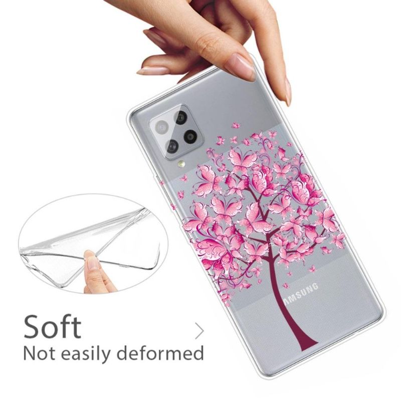 Cover Samsung Galaxy A42 5G Sommerfugletræ