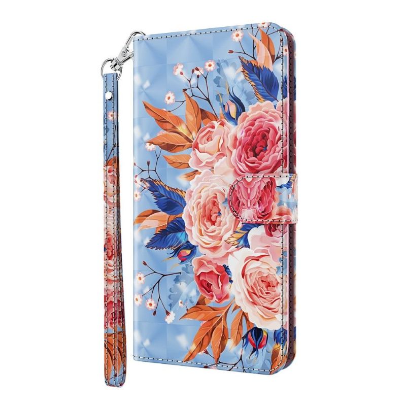 Flip Cover Samsung Galaxy A42 5G Blomstrende Blomster