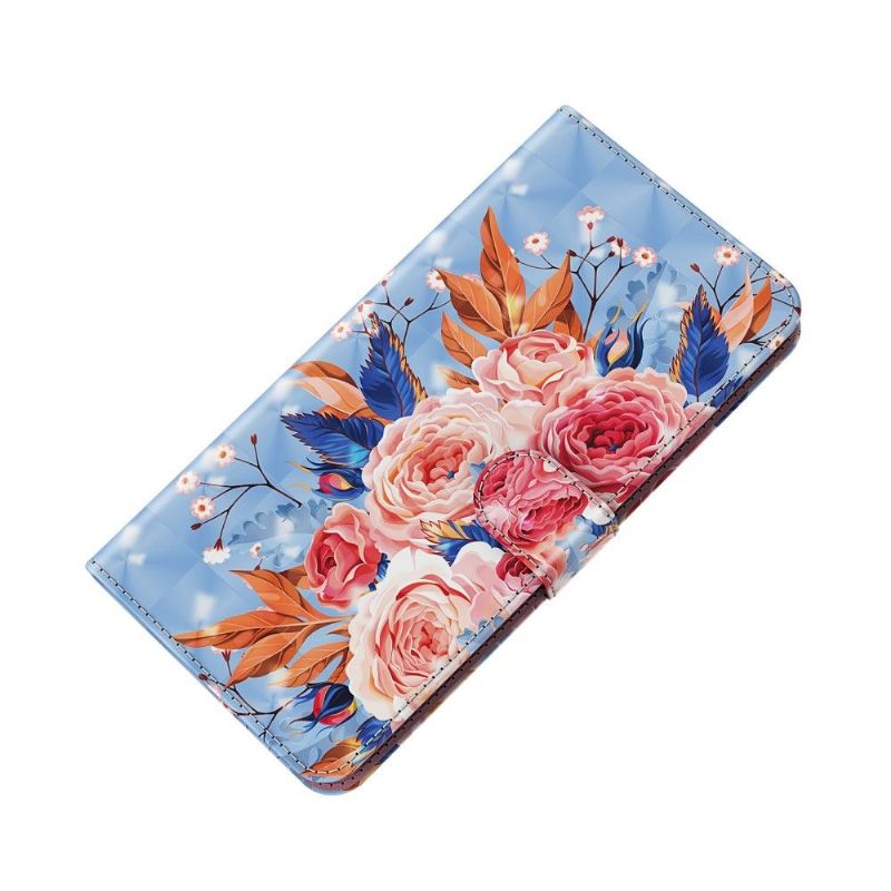 Flip Cover Samsung Galaxy A42 5G Blomstrende Blomster