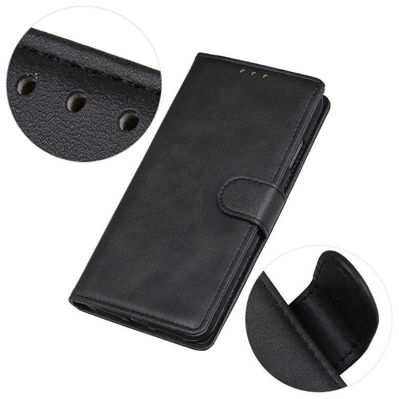 Flip Cover Samsung Galaxy A42 5G Hemming Marius Mat Læder Effekt