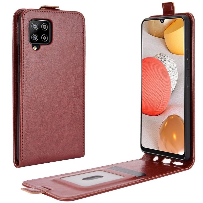 Flip Cover Samsung Galaxy A42 5G Læder Cover Lodret Kunstlæder