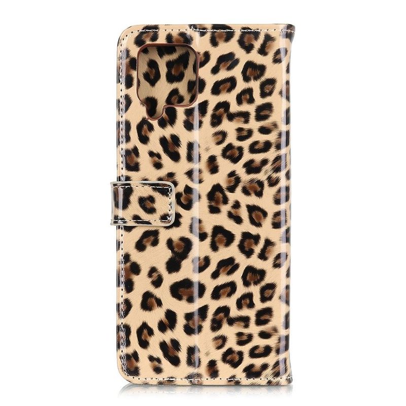 Flip Cover Samsung Galaxy A42 5G Leopard I Imiteret Læder