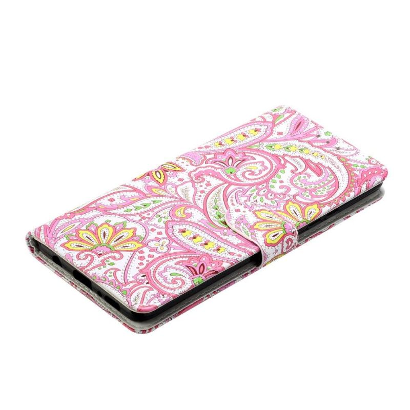 Flip Cover Samsung Galaxy A42 5G Paisley Blomst