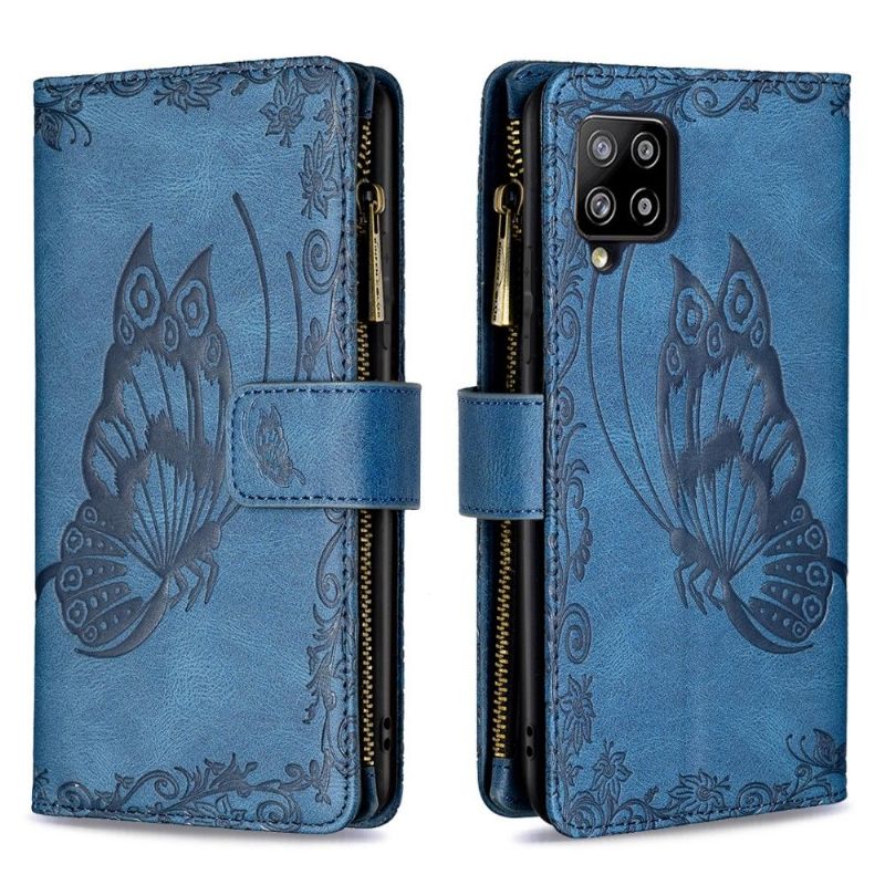 Flip Cover Samsung Galaxy A42 5G Punge Etui Flyvende Sommerfugle