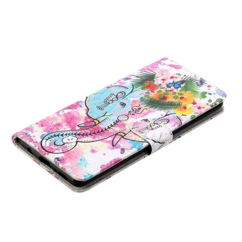 Flip Cover Samsung Galaxy A42 5G Tropisk Elefant