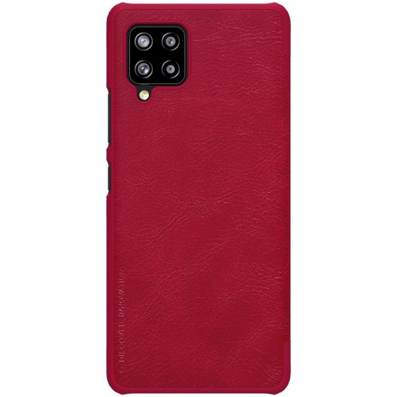 Læder Cover Samsung Galaxy A42 5G Original Qin-serien Lædereffekt