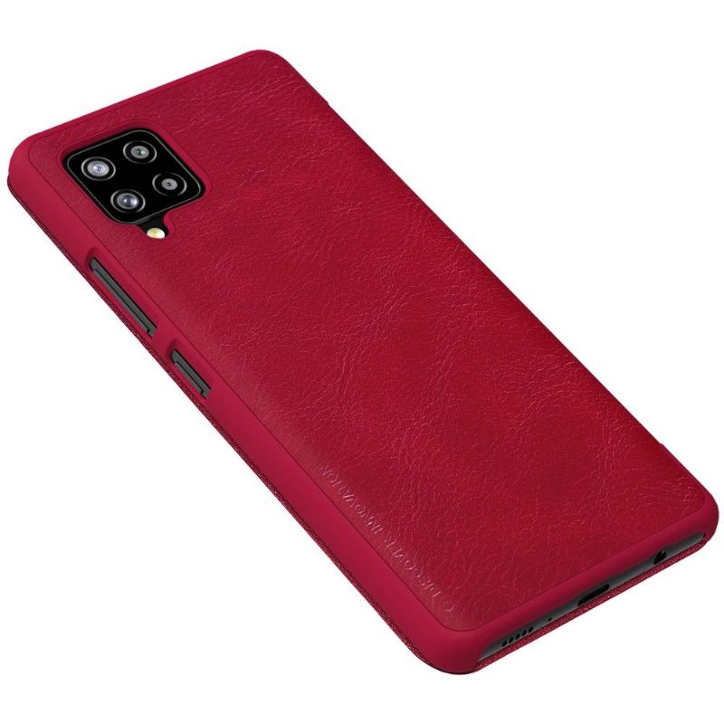 Læder Cover Samsung Galaxy A42 5G Original Qin-serien Lædereffekt