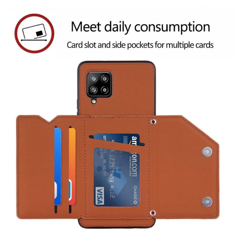 Mobilcover Samsung Galaxy A42 5G Aude Multi-compartment Lanyard