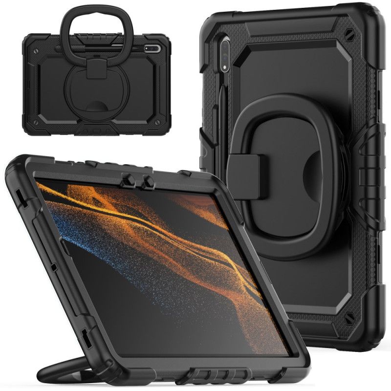 Cover Samsung Galaxy Tab S9 Roterende Støtte Og Skulderrem