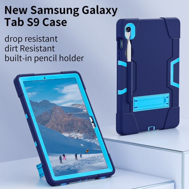 Cover Samsung Galaxy Tab S9 Tofarvet Med Integreret Understøttelse