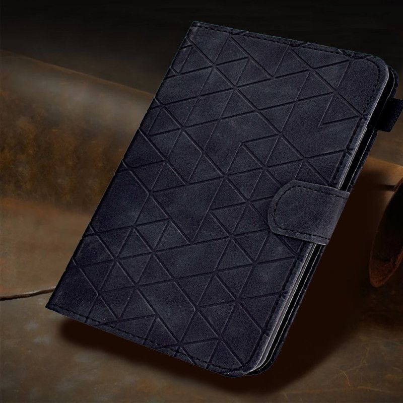 Flip Cover Samsung Galaxy Tab S9 Geometrisk Mønster