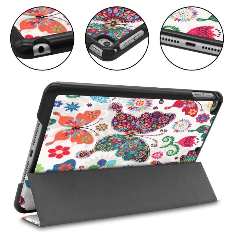 iPad Mini 2019 - Sommerfugle Og Blomster Smart Case