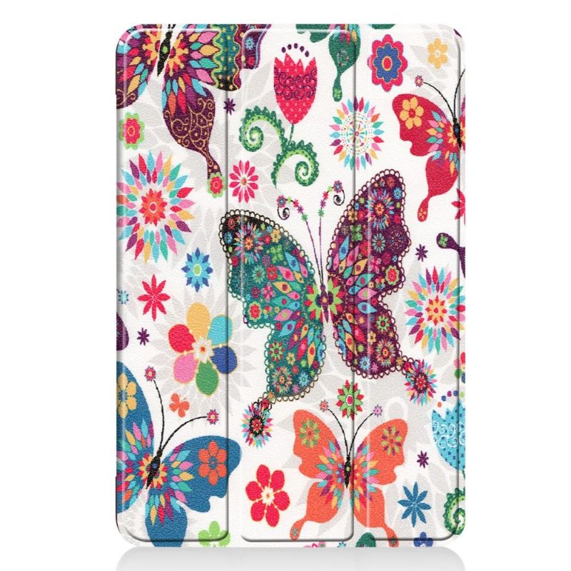 iPad Mini 2019 - Sommerfugle Og Blomster Smart Case