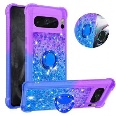 Cover Google Pixel 8 Pro Glitter Ring-holder