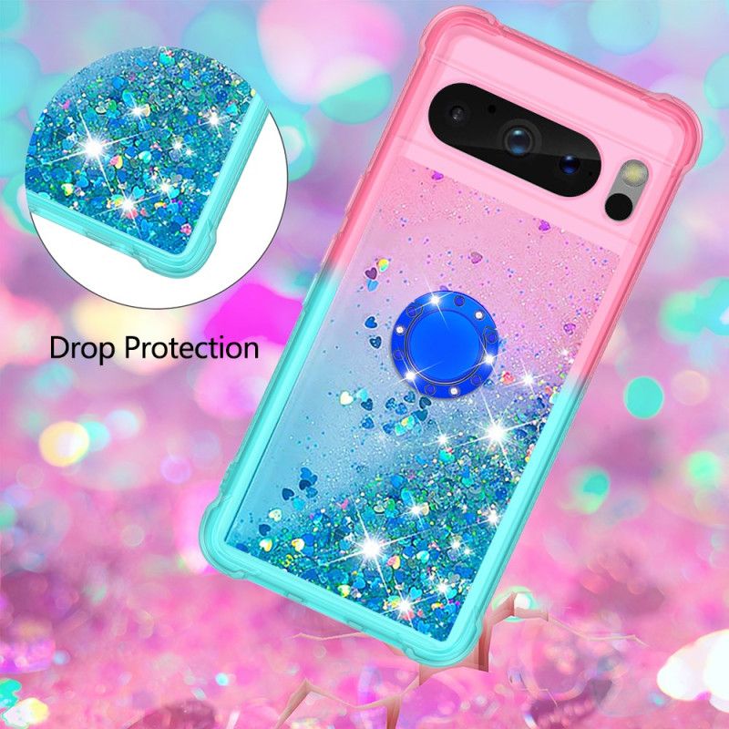 Cover Google Pixel 8 Pro Glitter Ring-holder