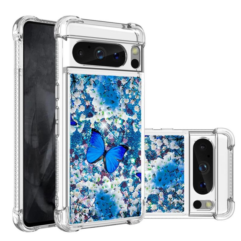 Cover Google Pixel 8 Pro Telefon Etui Sommerfugleglimmer