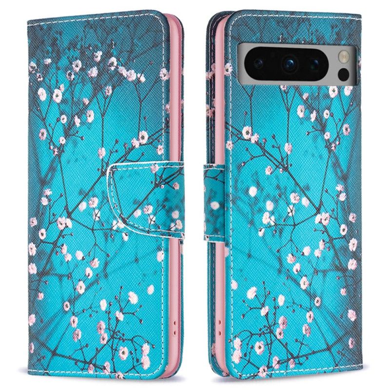 Flip Cover Google Pixel 8 Pro Blomstrende Blomster