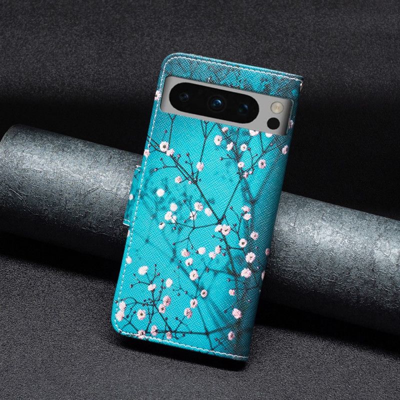 Flip Cover Google Pixel 8 Pro Blomstrende Blomster