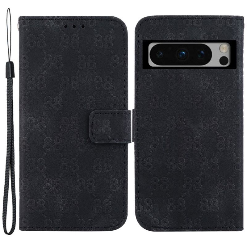 Flip Cover Google Pixel 8 Pro Design 88 Med Snor