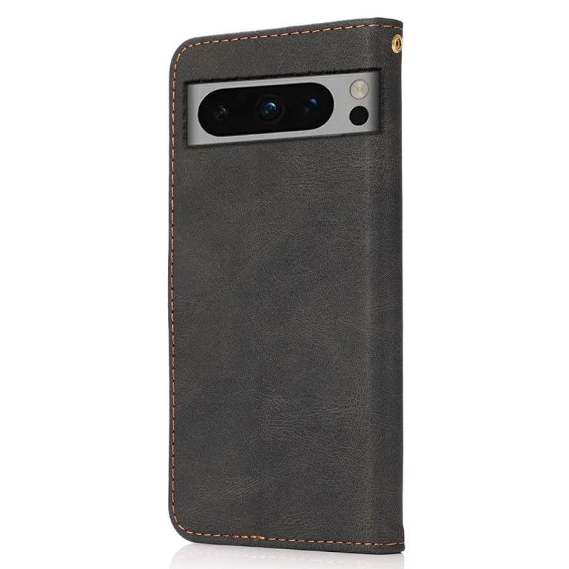 Flip Cover Google Pixel 8 Pro Tofarvet Rem