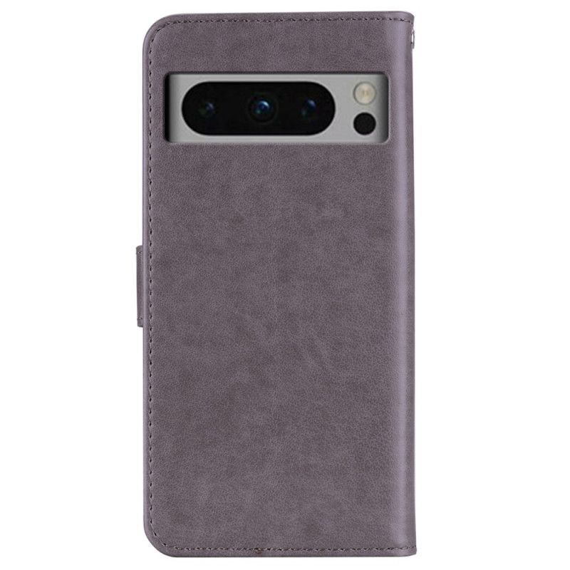 Flip Cover Google Pixel 8 Pro Ugle Mandala Og Charm