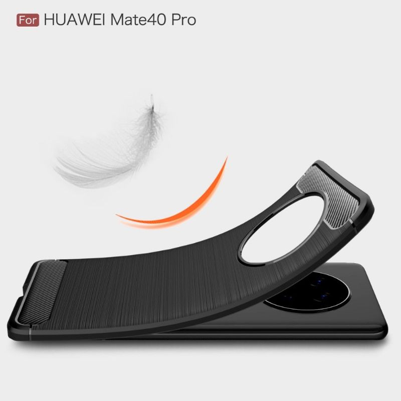 Cover Huawei Mate 40 Pro Anti-fald Fleksibel Børstet Effekt