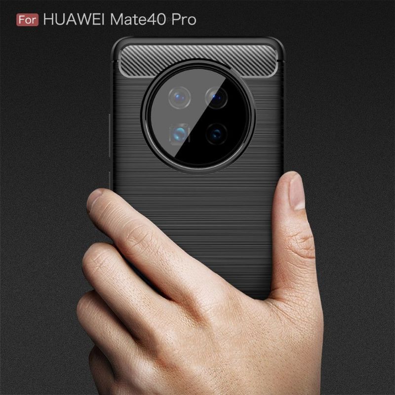 Cover Huawei Mate 40 Pro Anti-fald Fleksibel Børstet Effekt