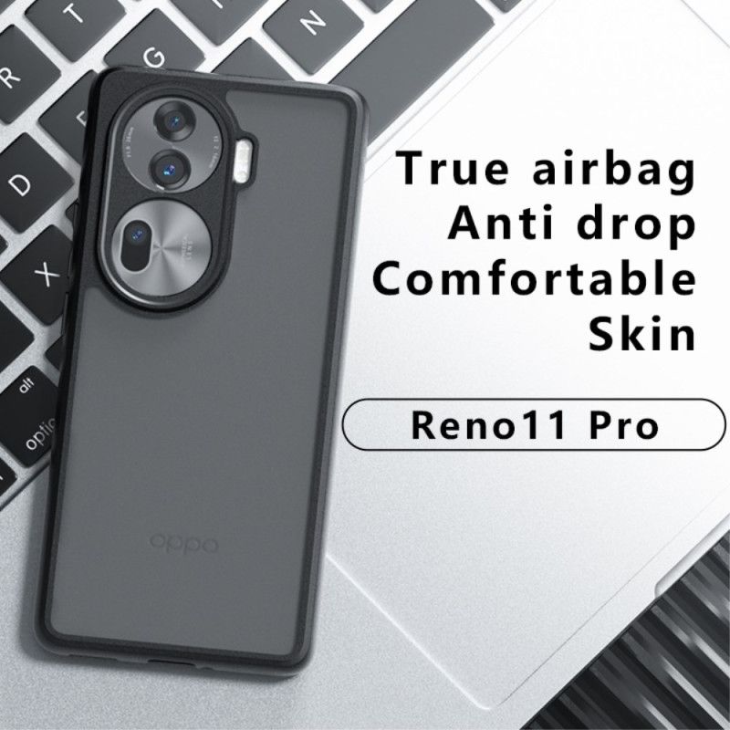 Cover Oppo Reno 11 Pro 5g Telefon Etui Sort Gennemsigtig