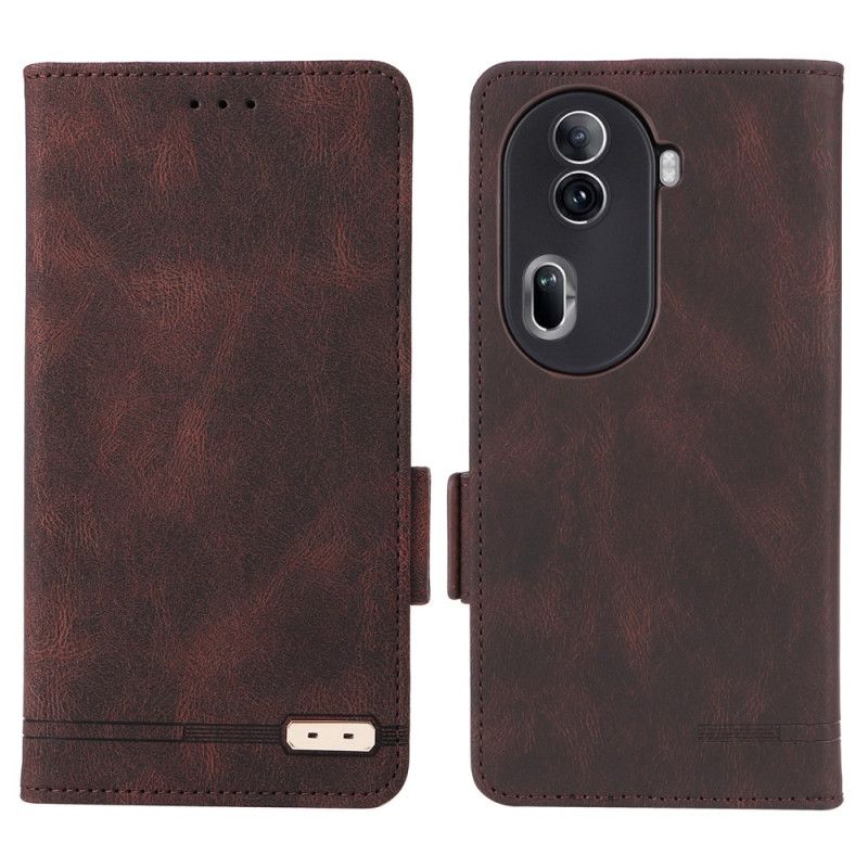 Læder Cover Oppo Reno 11 Pro 5g Telefon Etui Vintage Stil