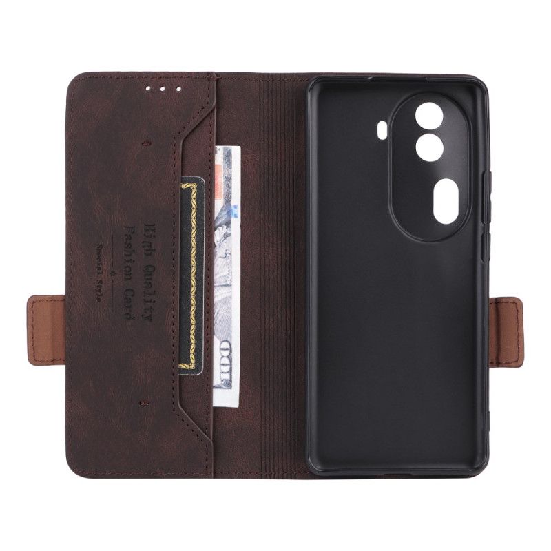 Læder Cover Oppo Reno 11 Pro 5g Telefon Etui Vintage Stil