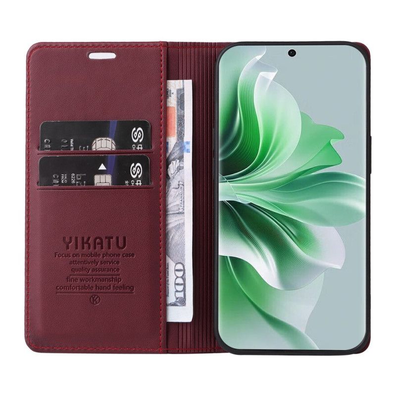 Læder Cover Oppo Reno 11 Pro 5g Telefon Etui Yikatu