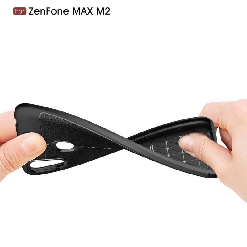 Cover Asus Zenfone Max M2 Finishing Gel I Kunstlæder