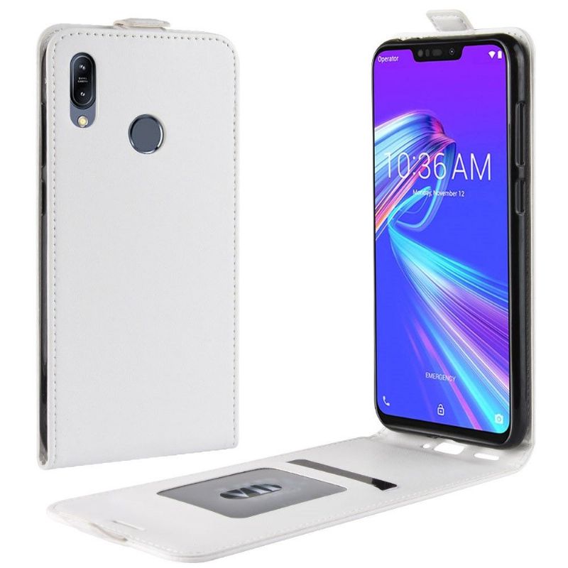 Etui Asus Zenfone Max M2 Flip Cover Kunstlæder Lodret