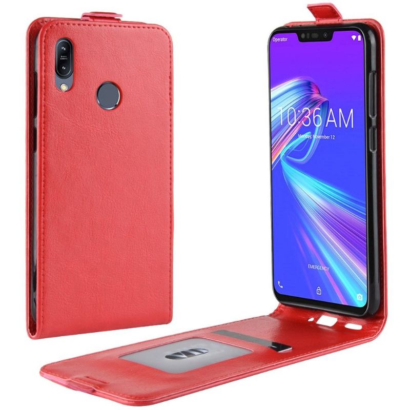 Etui Asus Zenfone Max M2 Flip Cover Kunstlæder Lodret