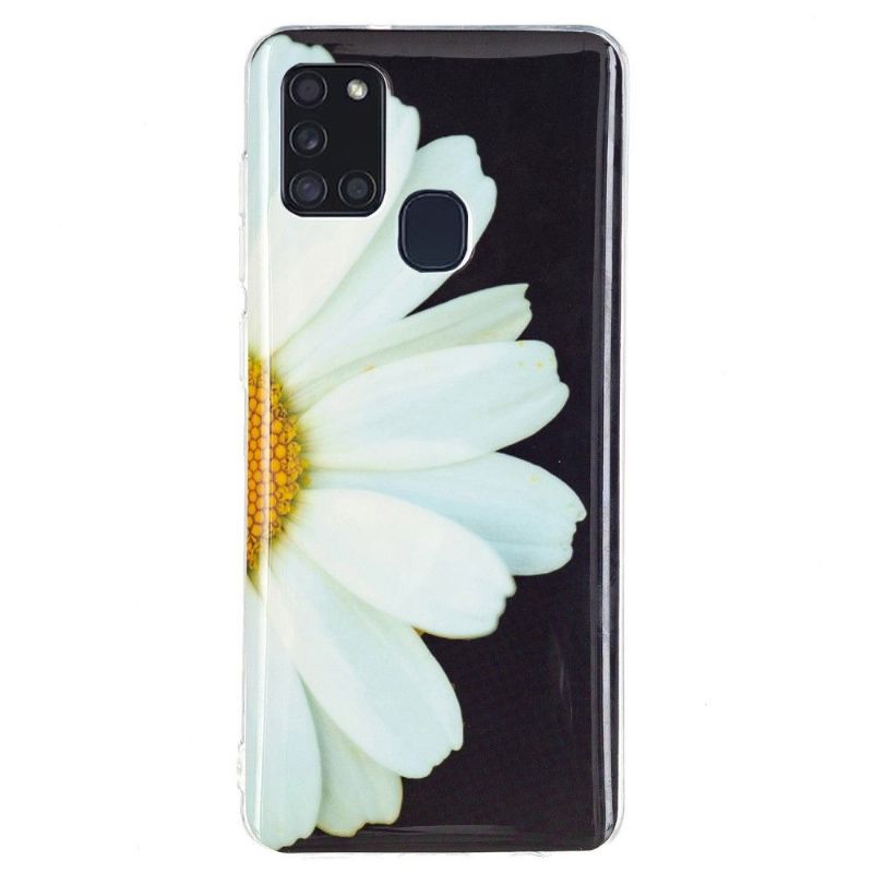 Cover Samsung Galaxy A21s Fluorescerende Daisy