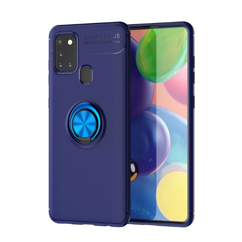 Cover Samsung Galaxy A21s Silikone Med Roterende Støtte