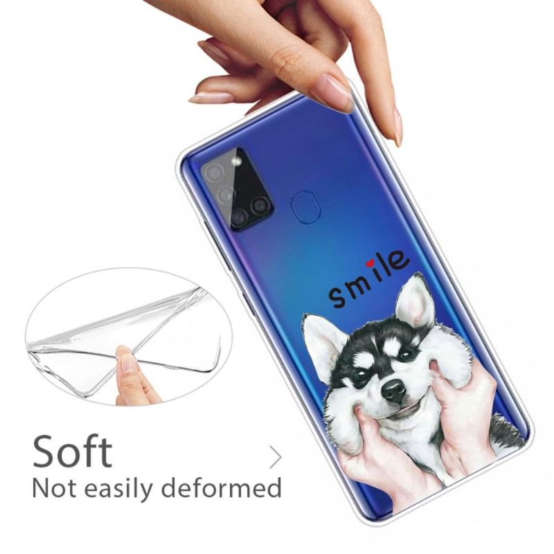 Cover Samsung Galaxy A21s Smile Dog