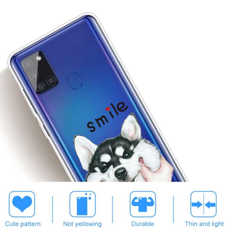 Cover Samsung Galaxy A21s Smile Dog