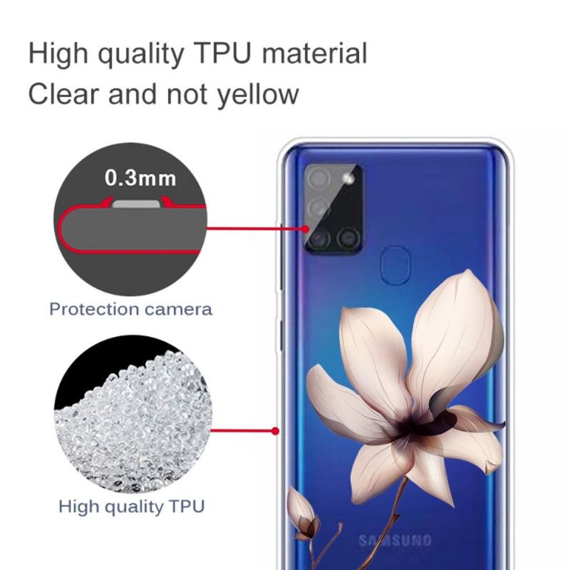 Cover Samsung Galaxy A21s Vild Blomst