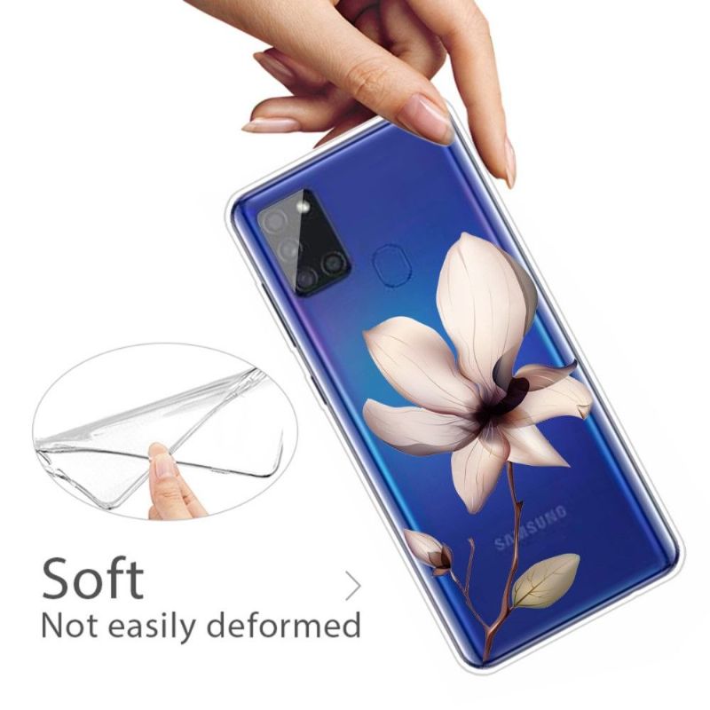 Cover Samsung Galaxy A21s Vild Blomst