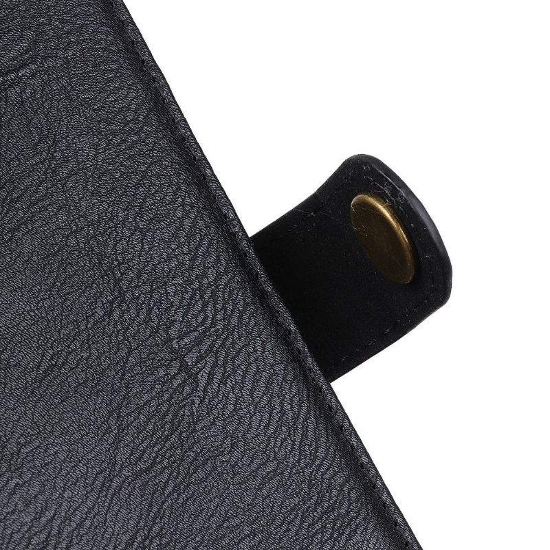Flip Cover Samsung Galaxy A21s Anti-fald Khazneh Læder Effekt Kortholder - Sort