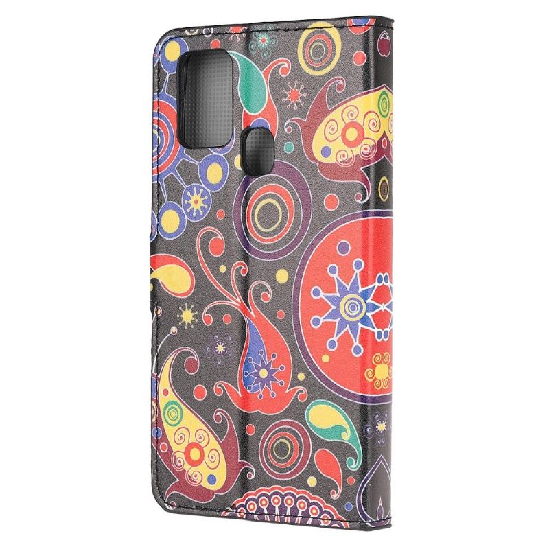 Flip Cover Samsung Galaxy A21s Farverig Paisley