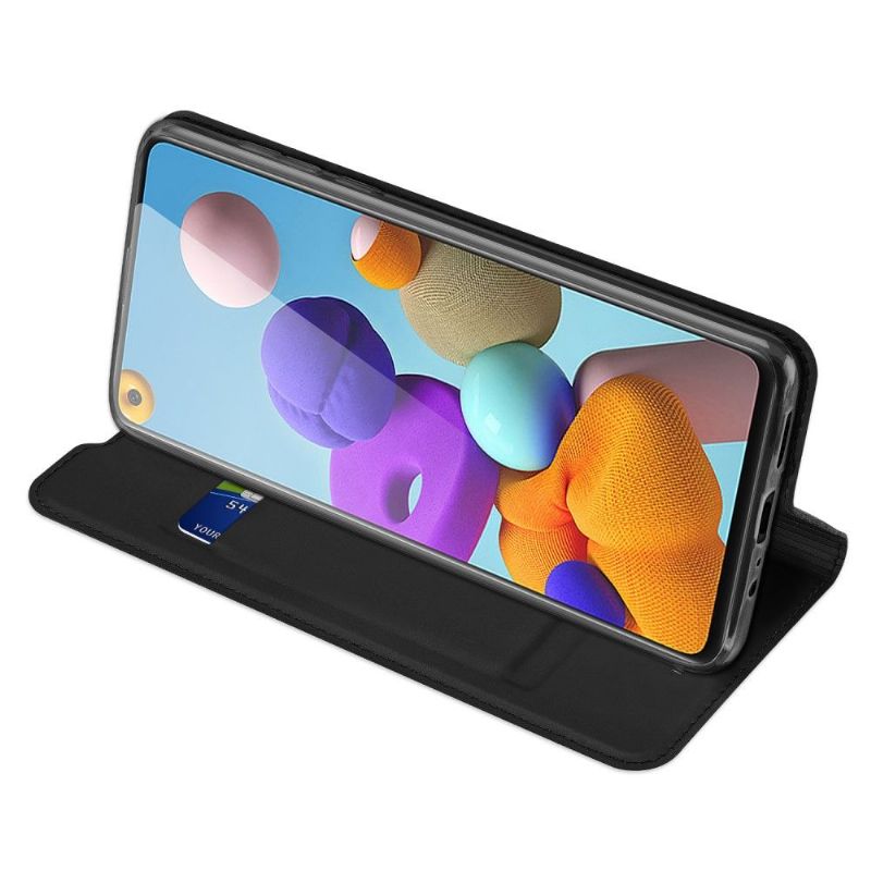 Flip Cover Samsung Galaxy A21s Satin Belægning