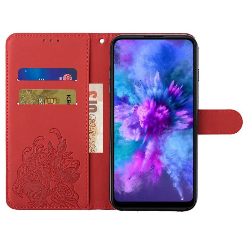 Flip Cover Samsung Galaxy A21s Tiger Design